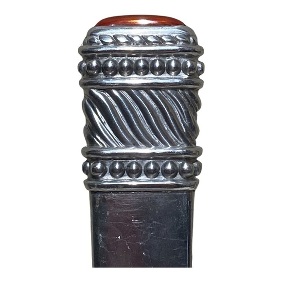 Lenox Etched Stainless Steel Salad Servers - Picture 2 of 4